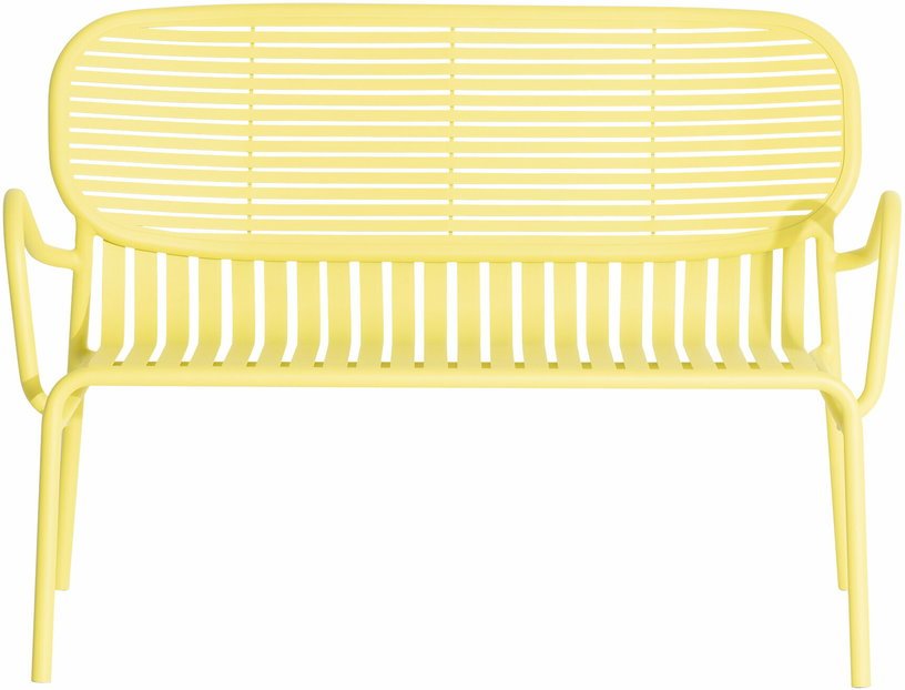 Canapé de jardin 2 places jaune Week - end - Petite friture - The Cool Republic