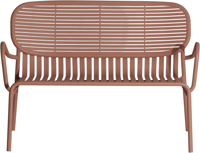 Canapé de jardin 2 places terracotta Week - end - Petite friture - The Cool Republic