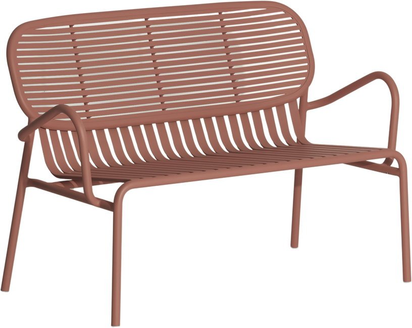 Canapé de jardin 2 places terracotta Week - end - Petite friture - The Cool Republic