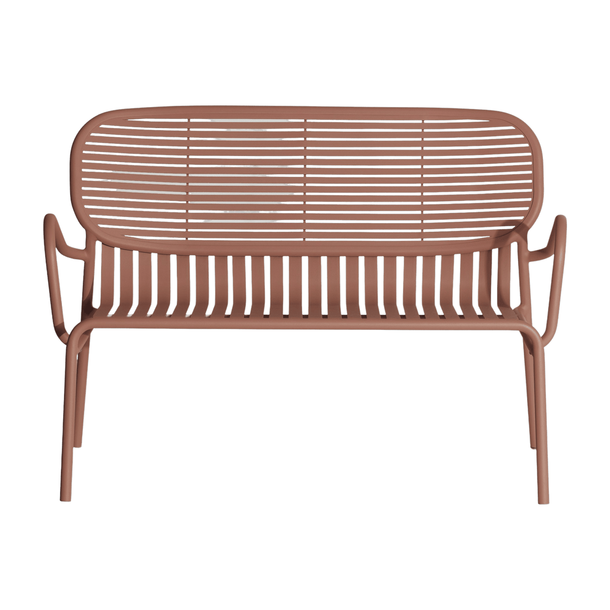 2 seater garden sofa terracotta Week-end - Petite friture - The Cool Republic