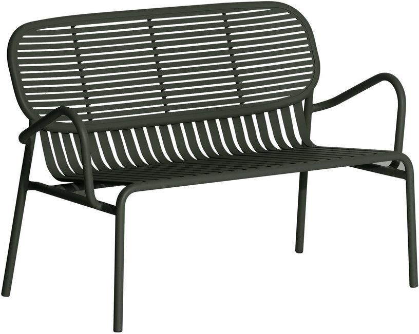 Canapé de jardin 2 places vert bouteille Week - end - Petite friture - The Cool Republic