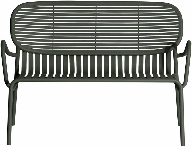 Canapé de jardin 2 places vert bouteille Week - end - Petite friture - The Cool Republic