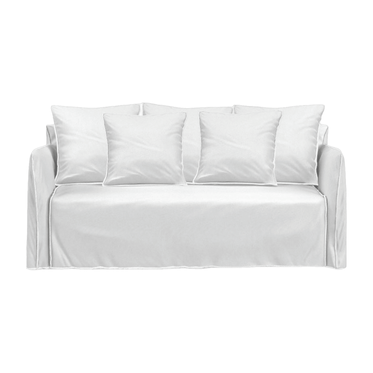 Canapé de jardin en tissu blanc 180 cm Ghost Out 10 - Gervasoni - The Cool Republic