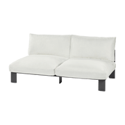 Canapé d'extérieur deux places en aluminium blanc - Serax - The Cool Republic
