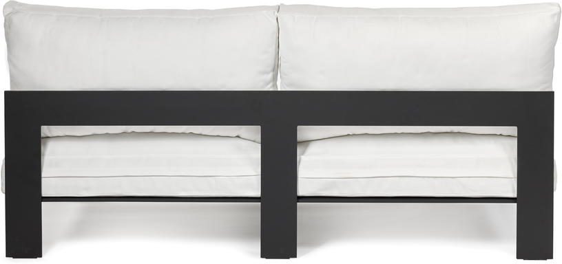 Canapé d'extérieur deux places en aluminium blanc - Serax - The Cool Republic