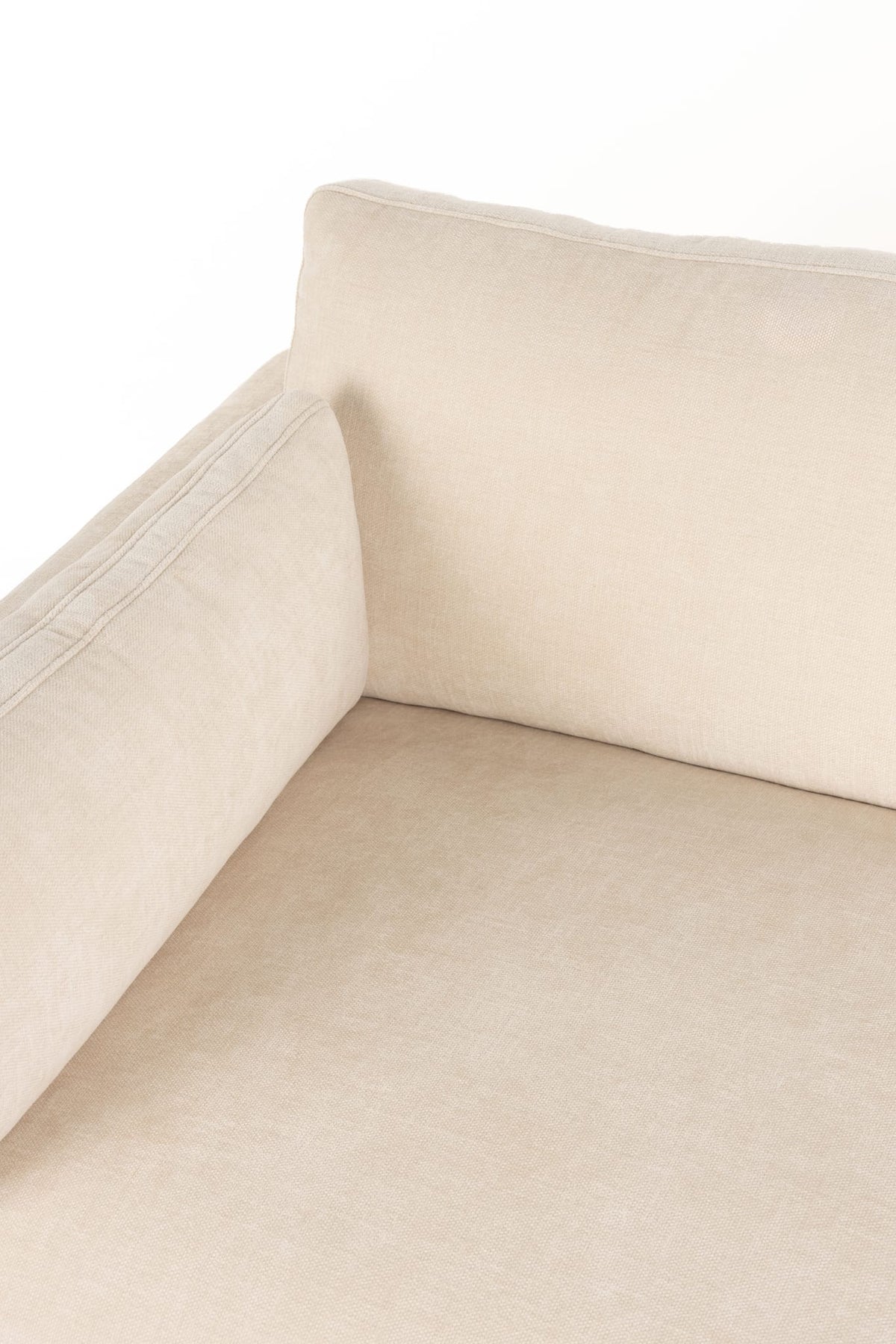 Canapé droit 3 places en tissu beige 101x230x82cm Summer - Zuiver — vue 6