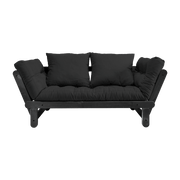 Canapé en bois noir convertible 2 places anthracite Beat - Karup Design - The Cool Republic