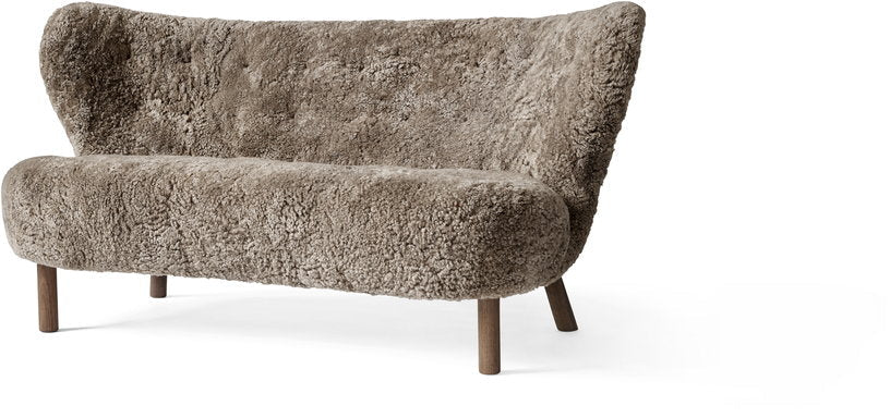 Canapé en noyer huilé marron Sheepskin Sahara VB2 Little Petra - &tradition - The Cool Republic