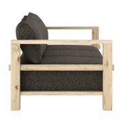 Canapé en pin et son futon mellow brown 94x225x82cm Bare - Karup Design - The Cool Republic