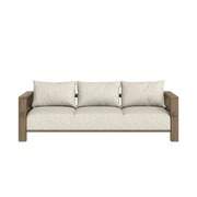 Canapé en pin foncé et son futon clair 94x225x82cm Bare - Karup Design - The Cool Republic