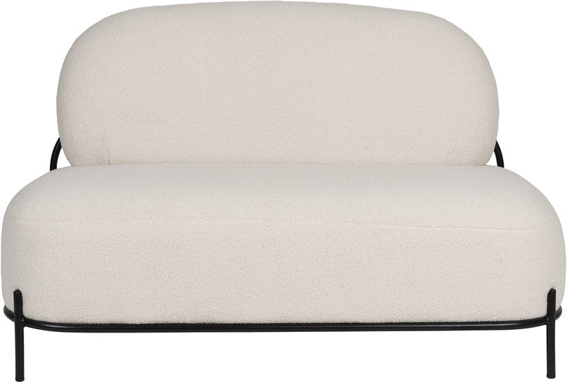 Canapé en tissu bouclé beige 71,5x125cm Holly - The Cool Republic - The Cool Republic
