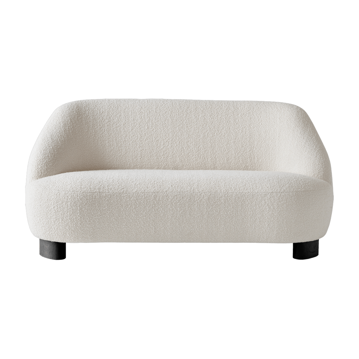 Karakorum 001 fabric and black lacquered oak sofa Margas LC3 - &tradition - The Cool Republic