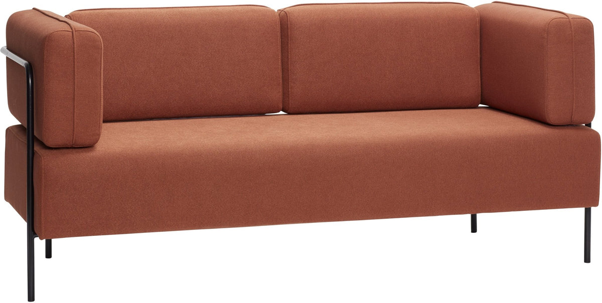 Canapé en tissus ambre Block Maroon - Hübsch - The Cool Republic