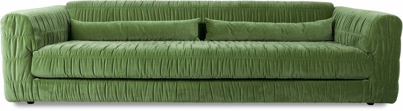 Canapé en velours royal velvet vert 274 cm Club Couch - Hkliving - The Cool Republic