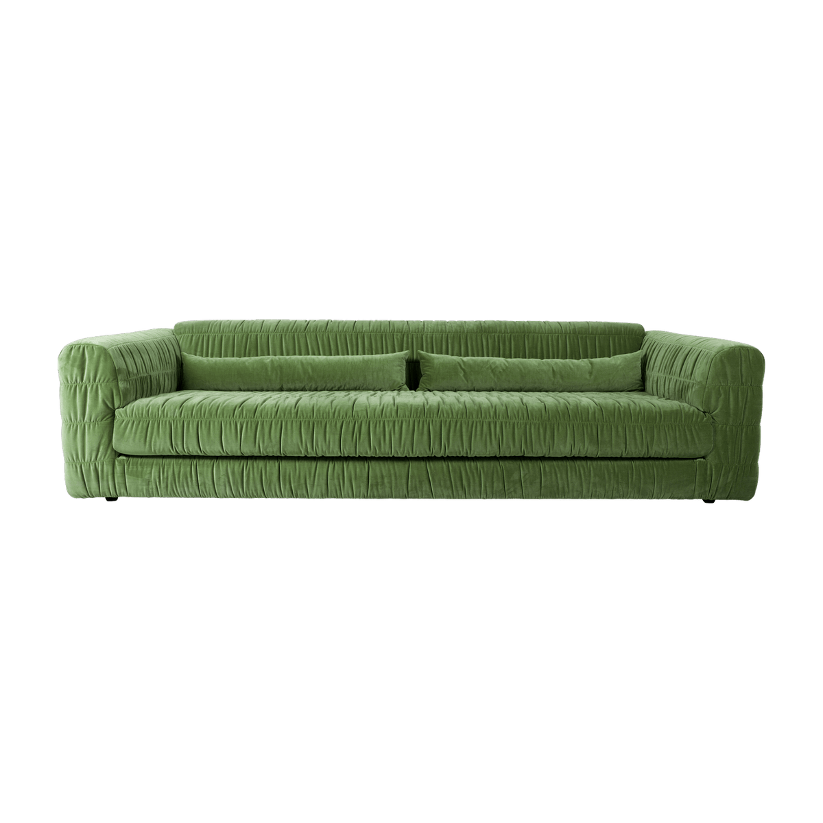 Canapé en velours royal velvet vert 274 cm Club Couch - Hkliving - The Cool Republic