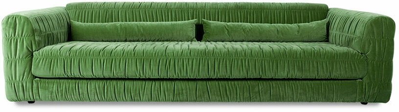 Canapé en velours royal velvet vert 274 cm Club Couch - Hkliving - The Cool Republic