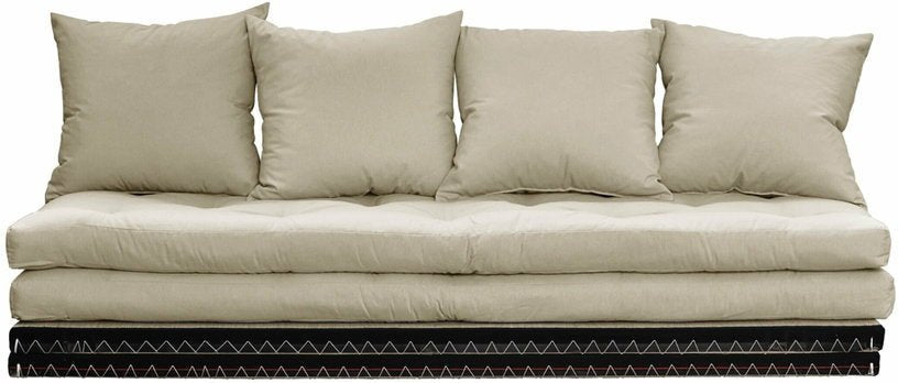 Canapé - futon beige en coton Chico Sofa - Karup Design - The Cool Republic