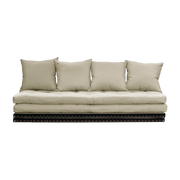 Canapé-futon beige en coton Chico Sofa - Karup Design - The Cool Republic