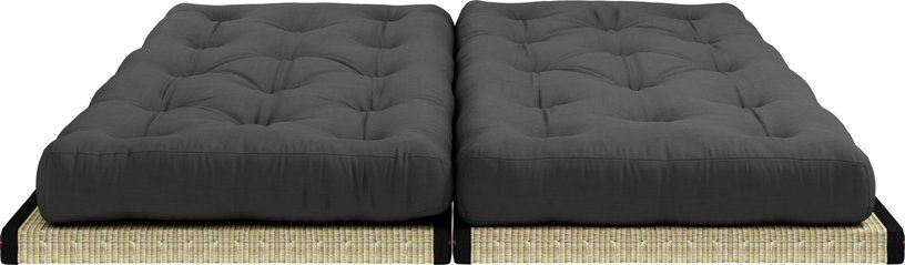 Canapé - futon gris foncé en coton Chico Sofa - Karup Design - The Cool Republic