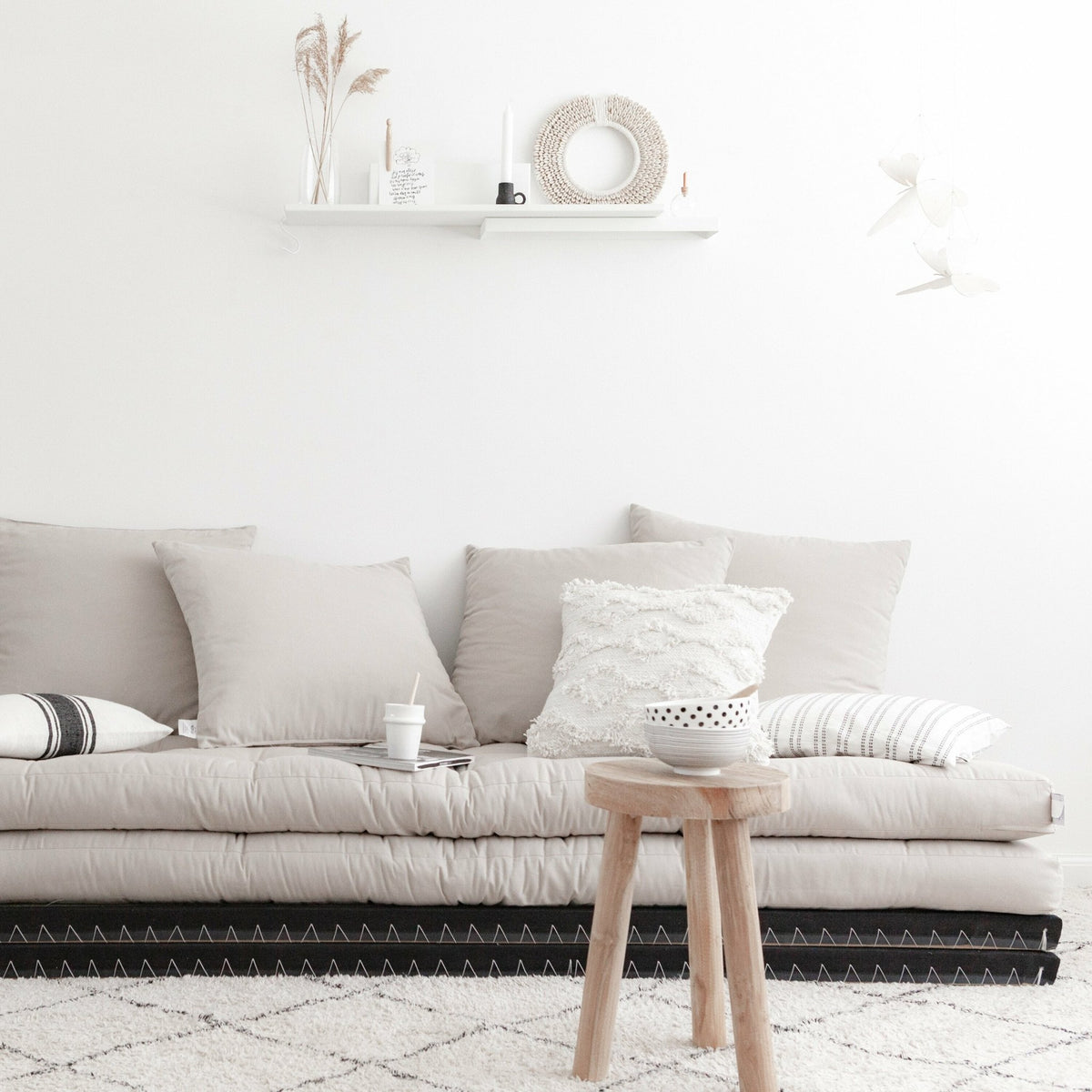 Canapé-futon lin en coton Chico Sofa - Karup Design - The Cool Republic