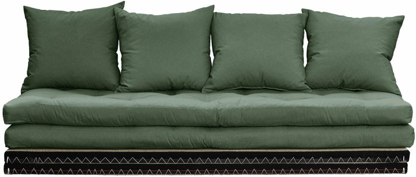 Canapé - futon olive en coton Chico Sofa - Karup Design - The Cool Republic