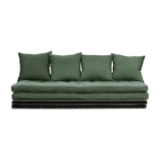 Canapé-futon olive en coton Chico Sofa - Karup Design - The Cool Republic