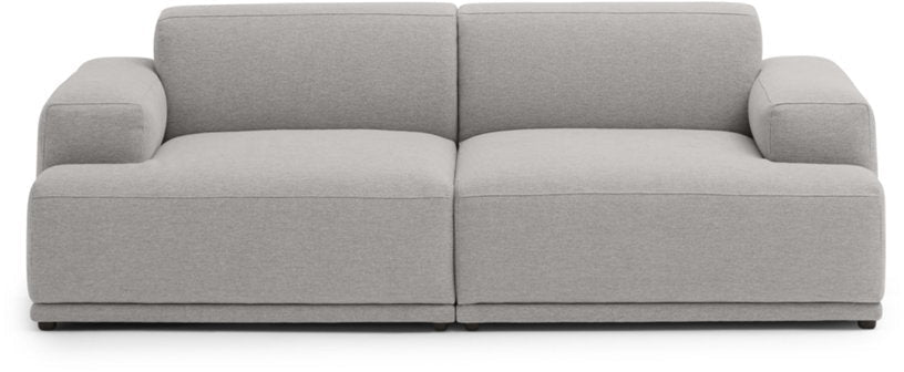 Canapé gris clair 2 places Connect Soft - Muuto - The Cool Republic