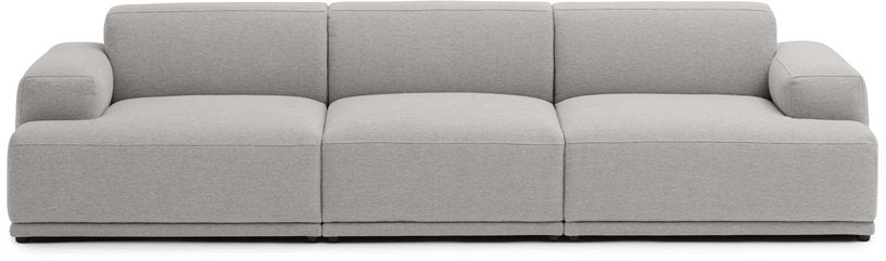 Canapé gris clair 3 places Connect Soft - Muuto - The Cool Republic