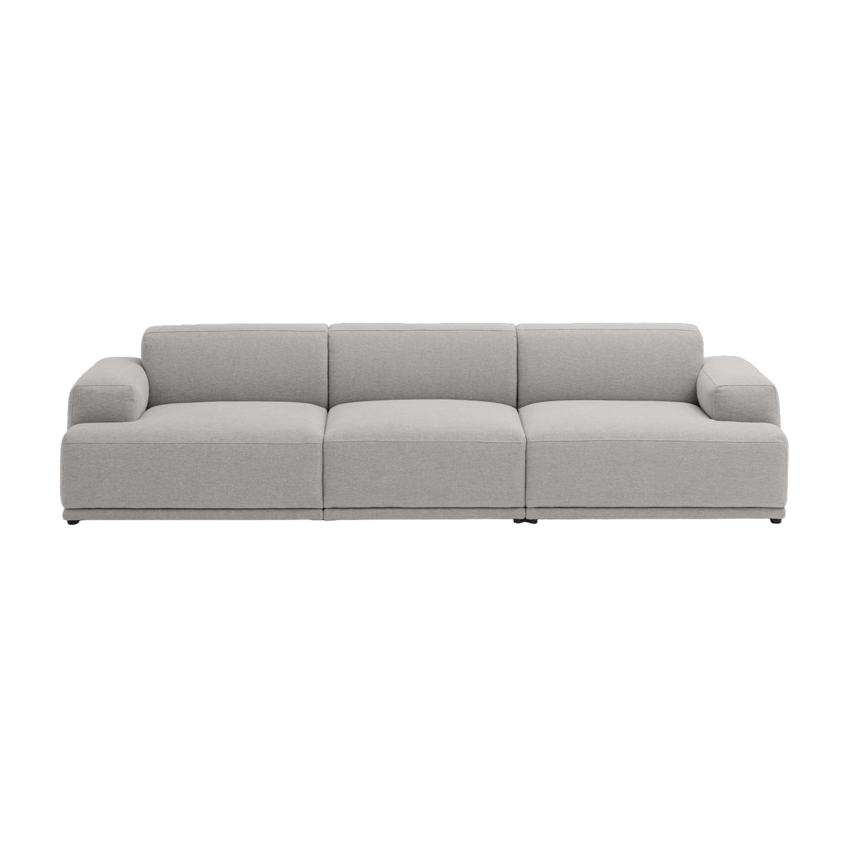 Canapé gris clair 3 places Connect Soft - Muuto - The Cool Republic