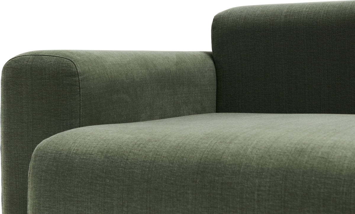 Canapé kaki 2,5 places combinaison 1 linara 100 armrest low Mags 1964 - Hay - The Cool Republic