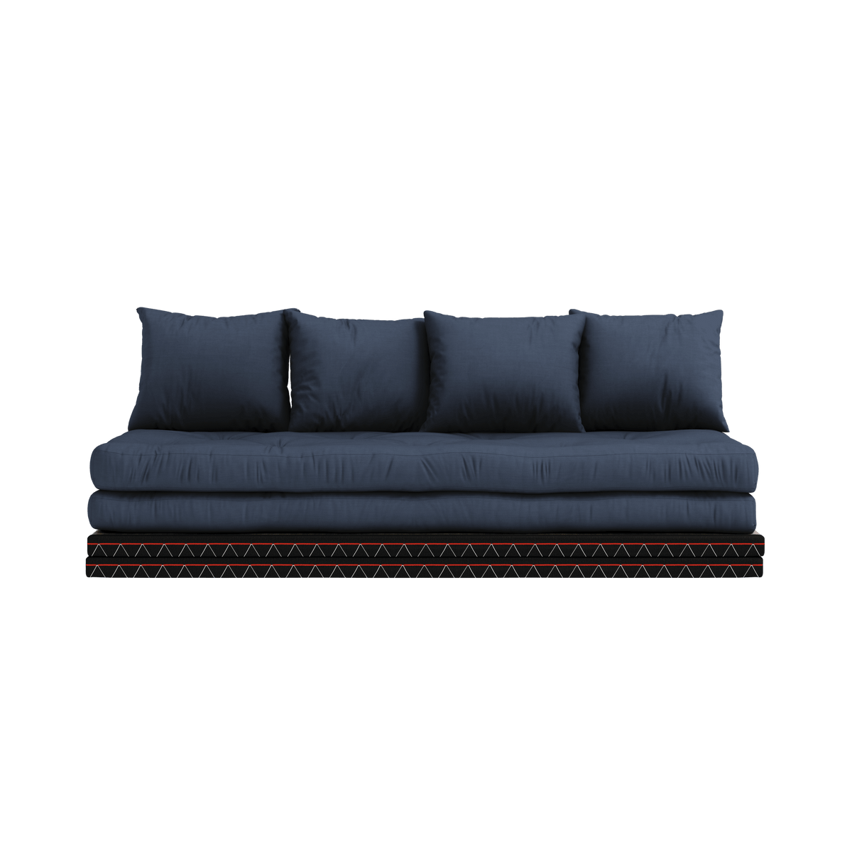 Canapé-lit avec 2 tatami et matelas bleu marine 80x200cm Chico - Karup Design - The Cool Republic