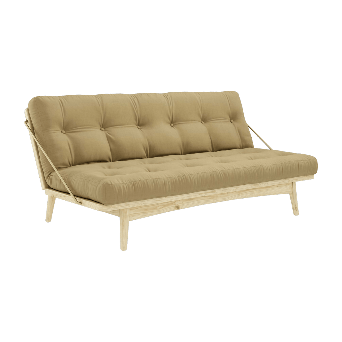 Sofa bed beige wheat Folk - Karup Design - The Cool Republic
