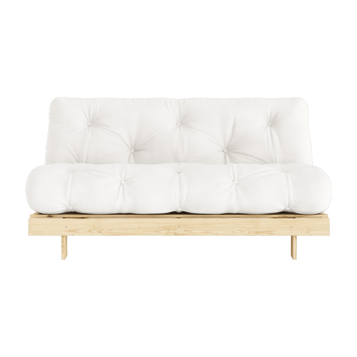 Canapé-lit blanc pin massif Roots 160 - Karup Design - The Cool Republic