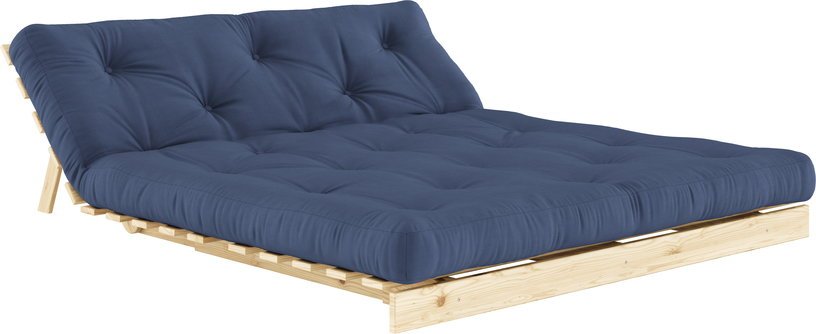 Canapé - lit bleu navy pin massif Roots 160 - Karup Design - The Cool Republic