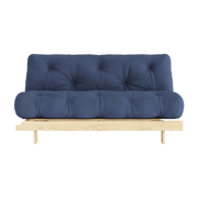 Canapé-lit bleu navy pin massif Roots 160 - Karup Design - The Cool Republic