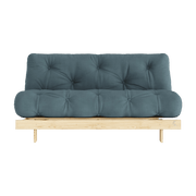 Canapé-lit bleu pétrole pin massif Roots 160 - Karup Design - The Cool Republic