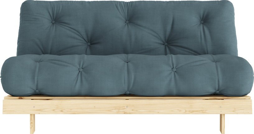 Canapé - lit bleu pétrole pin massif Roots 160 - Karup Design - The Cool Republic