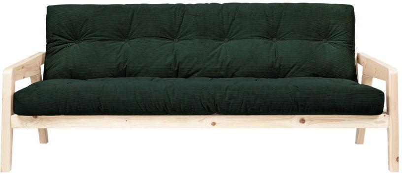 Canapé - lit en velours côtelé vert Grab - Karup Design - The Cool Republic