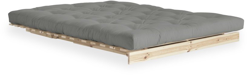 Canapé - lit gris en pin massif Roots 140 - Karup Design - The Cool Republic