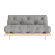 Canapé-lit gris en pin massif Roots 160 - Karup Design - The Cool Republic