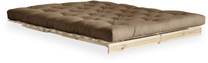 Canapé - lit marron en pin massif Roots 140 - Karup Design - The Cool Republic