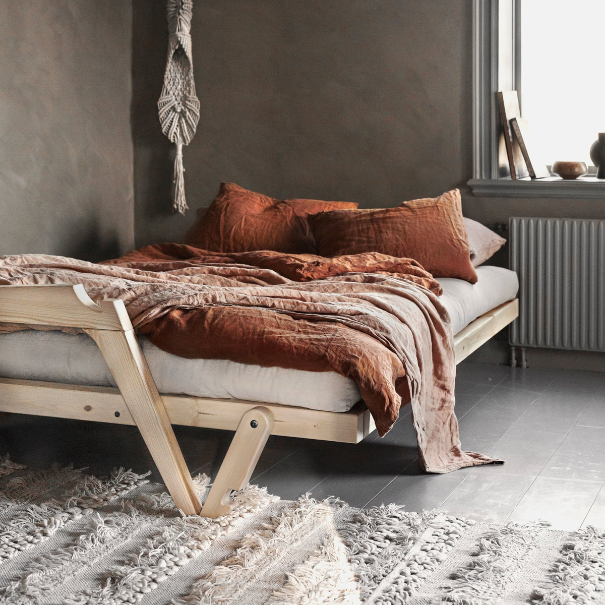 Canapé-lit marron Grab - Karup Design - The Cool Republic