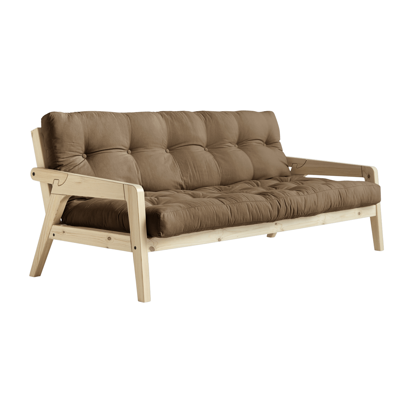 Canapé-lit marron Grab - Karup Design - The Cool Republic