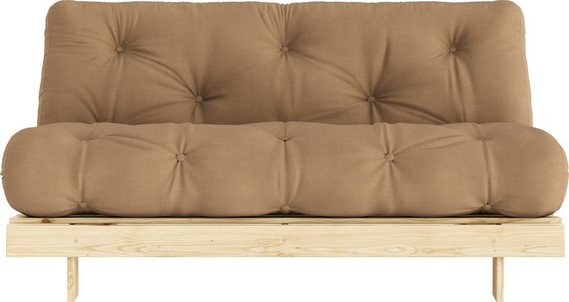 Canapé - lit mocca en pin massif Roots 160 - Karup Design - The Cool Republic