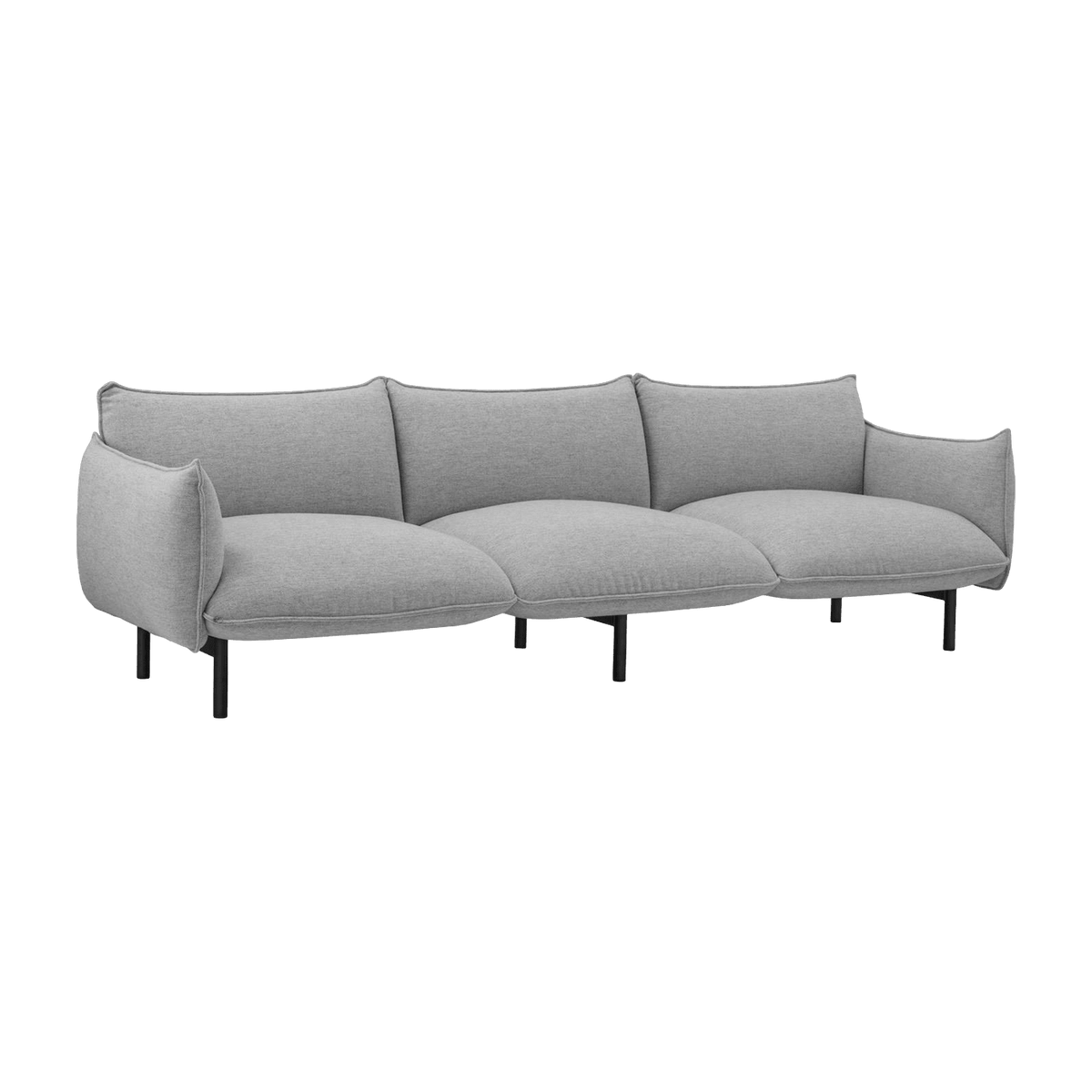 Canapé modulable 3 places en acier hallingdal Ark - Normann Copenhagen - The Cool Republic
