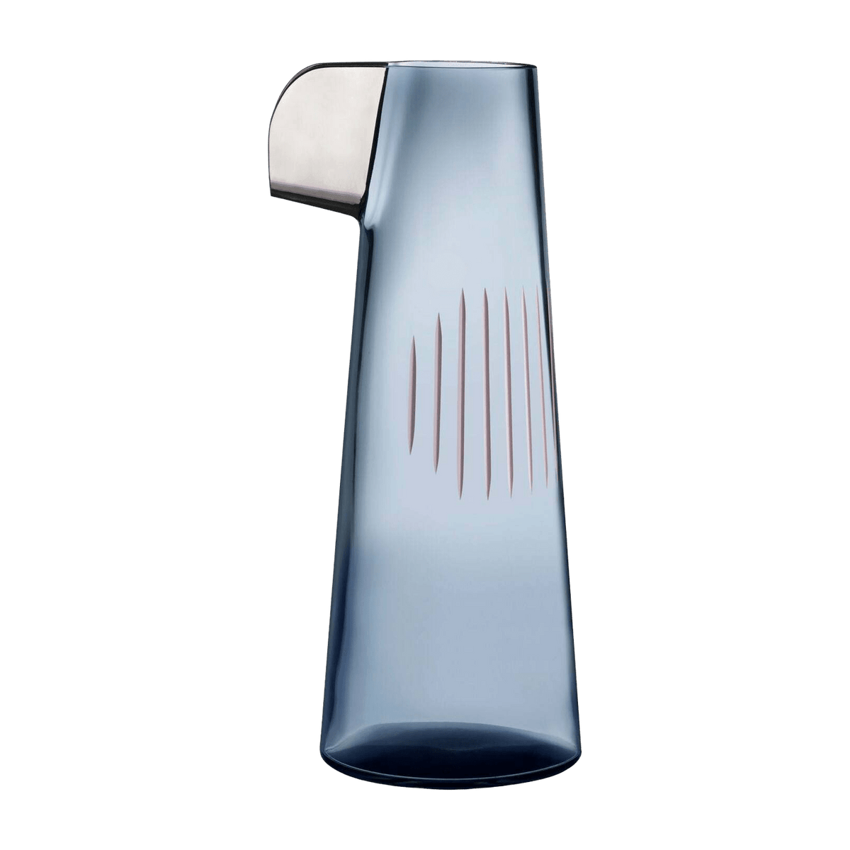 Parrot Water Carafe Steel Blue - Nude Glass - The Cool Republic