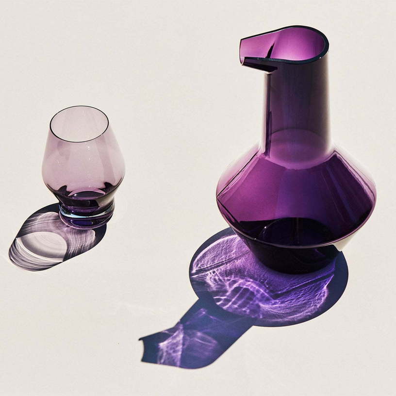 Carafe à vin transparente Beak - Nude Glass - The Cool Republic
