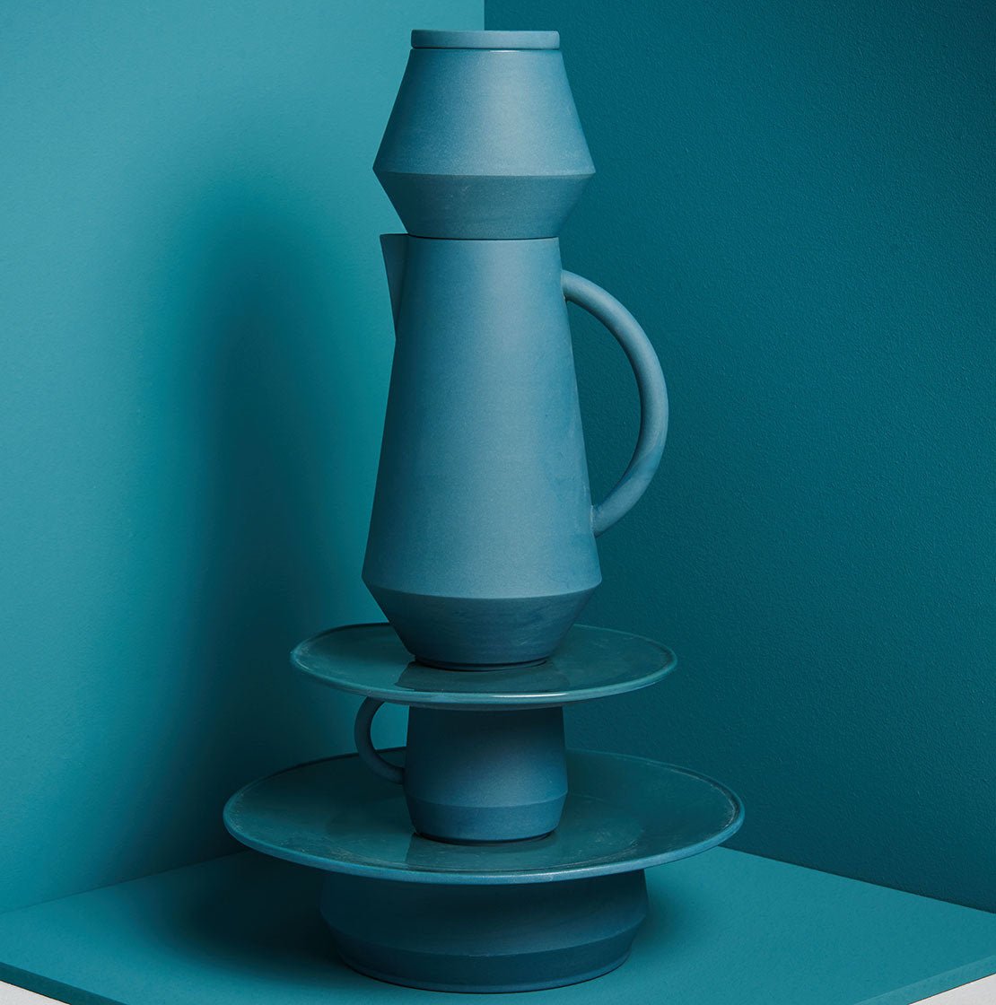 Carafe avec couvercle corail Unison Ceramic - Schneid Studio - The Cool Republic