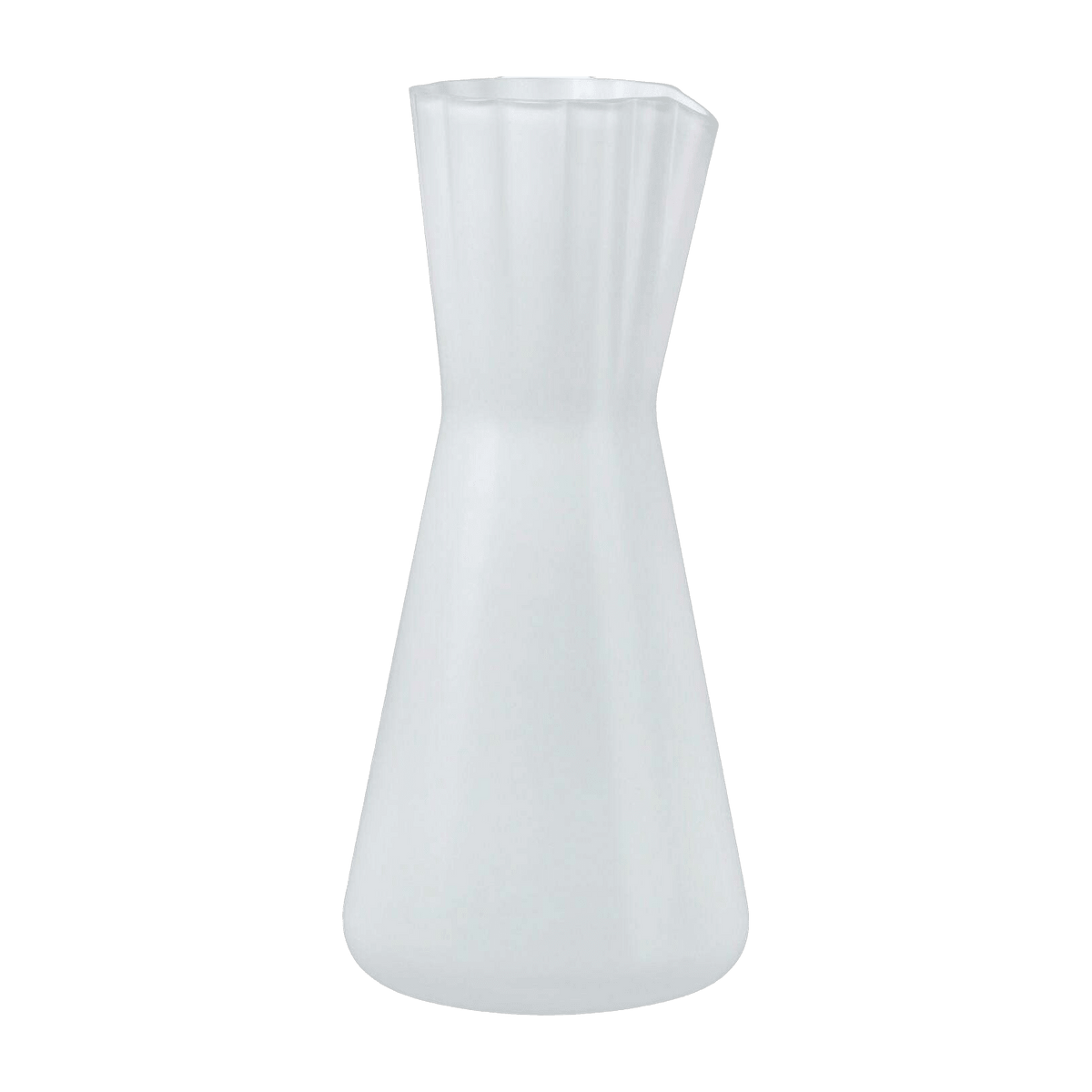 Lady Water Carafe Opal White - Nude Glass - The Cool Republic