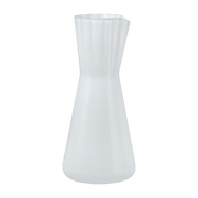 Lady Water Carafe Opal White - Nude Glass - The Cool Republic